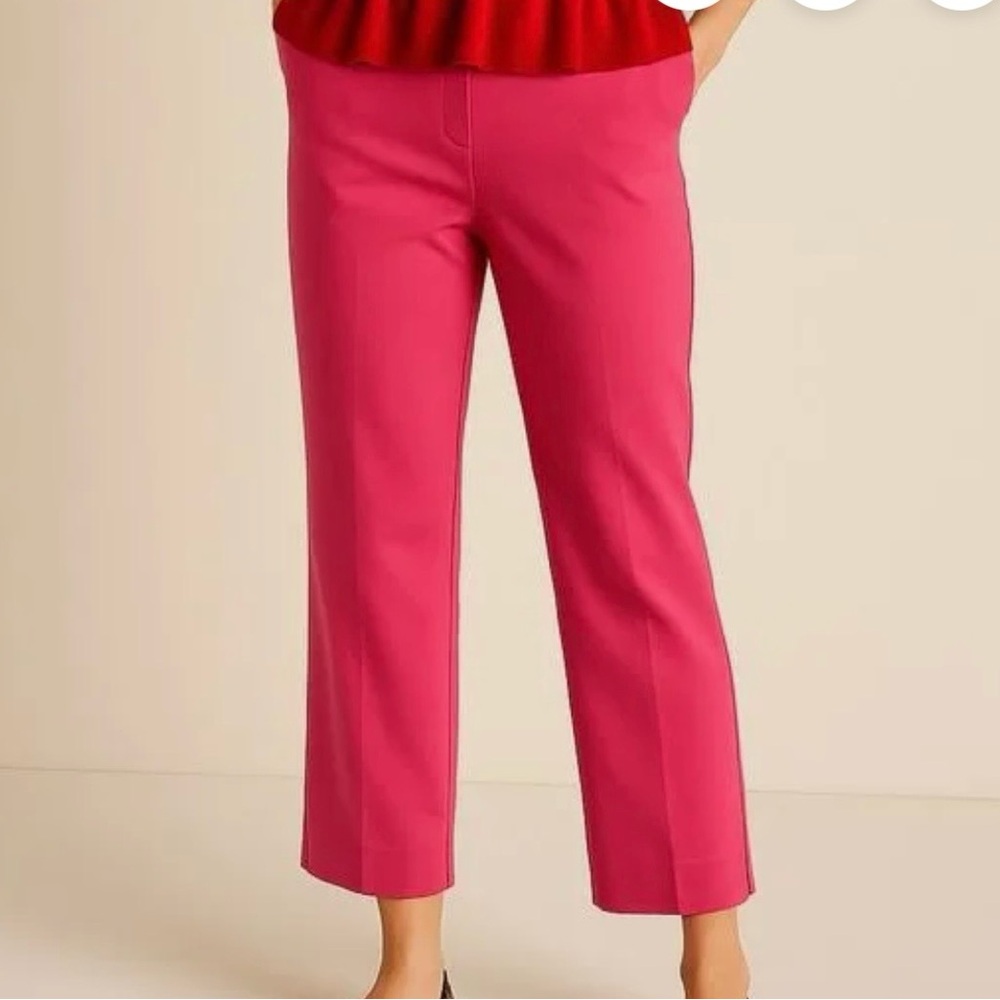 Boden Fuchsia Cropped Trousers